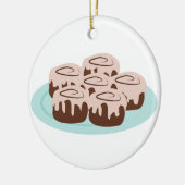 Cinnamon Rolls Keramisch Ornament (Links)