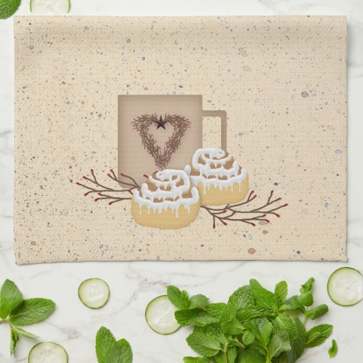 Cinnamon Rolls Kitchen Towel Theedoek (Gevouwen)