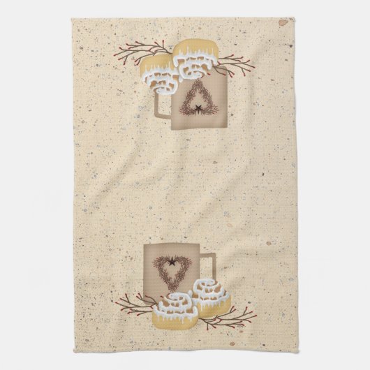 Cinnamon Rolls Kitchen Towel Theedoek (Verticaal)