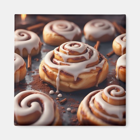 Cinnamon Rolls Magneet (Voorkant)