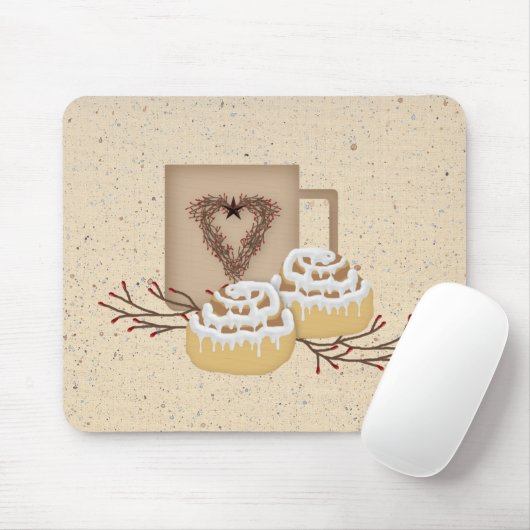 Cinnamon Rolls Mousepad Muismat (Met muis)