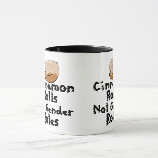 Cinnamon Rolls niet genderrollen Mok (Midden)