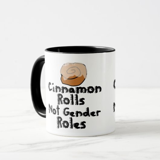 Cinnamon Rolls niet genderrollen Mok (Voorkant links)