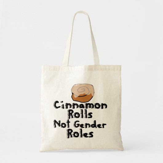 Cinnamon Rolls niet genderrollen Tote Bag (Voorkant)