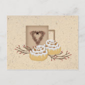 Cinnamon Rolls Recipcard Briefkaart (Voorkant)