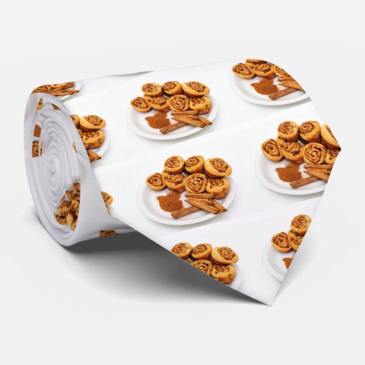 Cinnamon Rolls Stropdas (Opgerold)