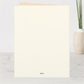 Cinnamon Rolls Sweet Bun Ontbijt Kaart (Achterkant)