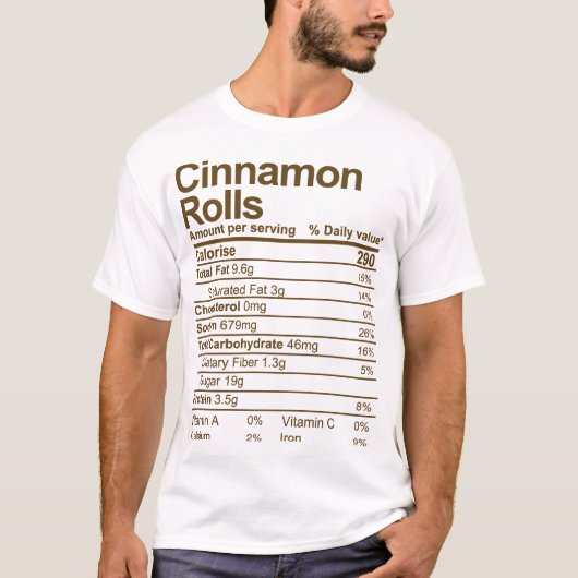 Cinnamon Rolls T-shirt (Voorkant)