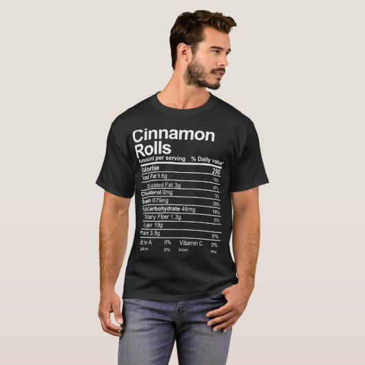 Cinnamon Rolls T-shirt (Voorkant volledig)