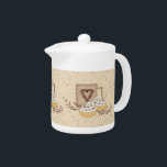 Cinnamon Rolls Teapot Theepot<br><div class="desc">Deze Cinnamon Rolls Teapot heeft mijn muizenkunst. Deze 11 ounce Teapot maakt een geweldig cadeauidee!</div>