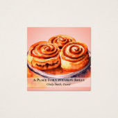Cinnamon Rolls Visitekaartje (Voorkant)