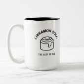 Cinnamon rolt het beste van allen tweekleurige koffiemok (Links)
