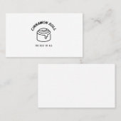 Cinnamon rolt het beste van allen visitekaartje (Voorkant / Achterkant)