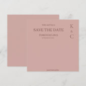Cinnamon Roos Forever Love Wedding Save the Date (Voorkant / Achterkant)