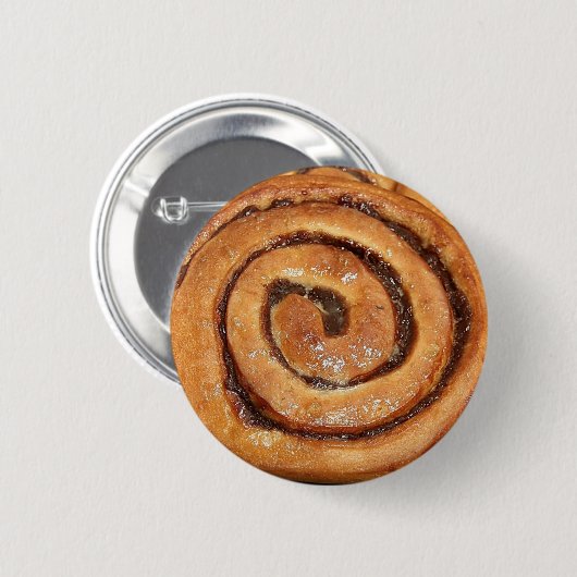 Cinnamon Snagellak Ronde Button 5,7 Cm (Voorkant /achterkant)