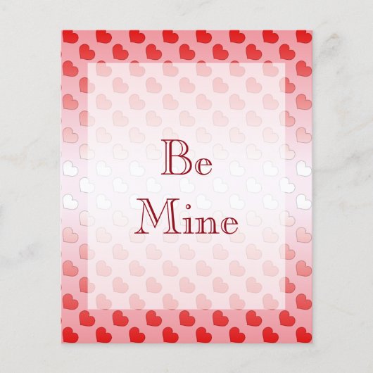 Cinnamon Snoep Harten rood en roze Flyer (Voorkant)