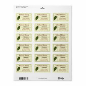 Cinnamon Spice Infused Honey Jar Etiket (Full Sheet)