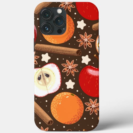 Cinnamon Spice Kerstmis iPhone Case Mate (Achterkant)