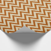 Cinnamon Spice Moods Chevrons Cadeaupapier (Hoek)