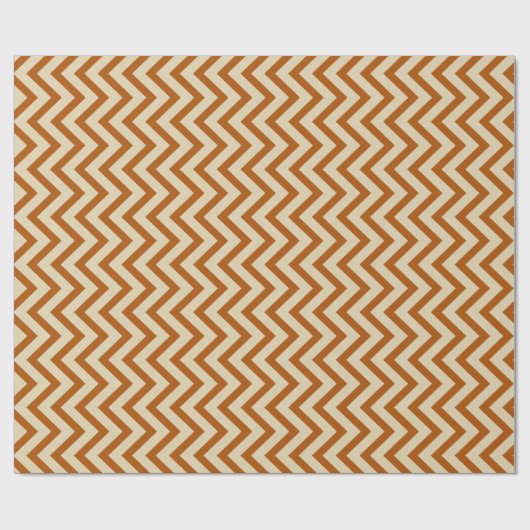 Cinnamon Spice Moods Chevrons Cadeaupapier (Vlak)