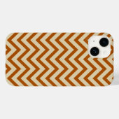 Cinnamon Spice Moods Chevrons Case-Mate iPhone Case (Achterkant (horizontaal))