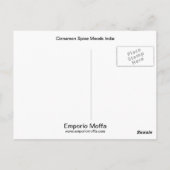 Cinnamon Spice Moods India Briefkaart (Achterkant)