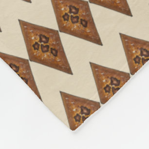 Cinnamon Spice Sugar Sand Tart Kerstkoekje Fleece Deken