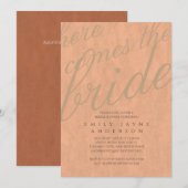 Cinnamon Spice Typography Vrijgezellenfeest Modern Kaart (Voorkant / Achterkant)