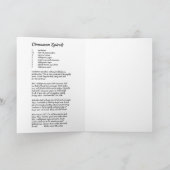 Cinnamon Spirals Kerstkoekjes met recept Feestdagen Kaart (Binnen)