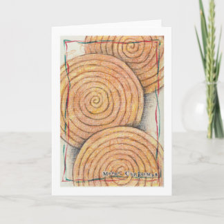 Cinnamon Spirals Kerstkoekjes met recept Feestdagen Kaart