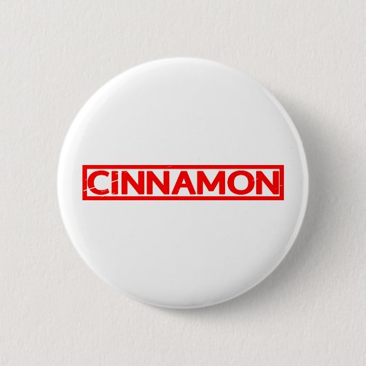 Cinnamon Stamp Ronde Button 5,7 Cm (Voorkant)
