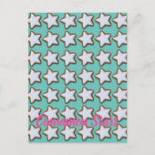 Cinnamon Star Cookies Patroon Kerstmis en Kerstmis Feestdagenkaart (Voorkant)
