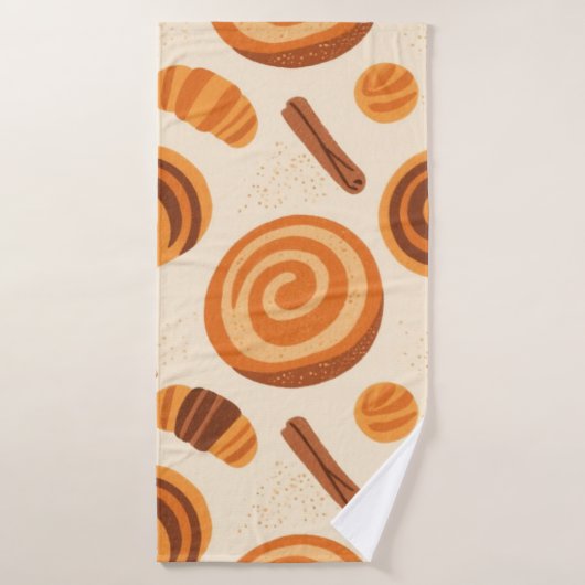 Cinnamon Swirls Handdoek – Warm & Zoet Gezellig Se (Badhanddoek)
