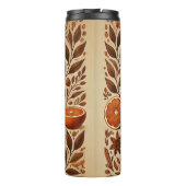 Cinnamon Tea Design AI-kunst Thermosbeker (Achterkant)