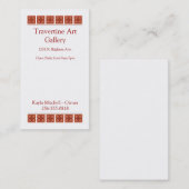 Cinnamon Visitekaartje (Voorkant / Achterkant)