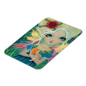 Cinnamon's airy Cat en Fairy Art Molly Harrison Magneet (Linkerzijde)