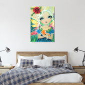 Cinnamon's Fairy Canvas Acryl Kunstwerk Afdruk (Insitu (Slaapkamer))
