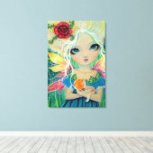 Cinnamon's Fairy Canvas Acryl Kunstwerk Afdruk (Insitu (Houten vloer))