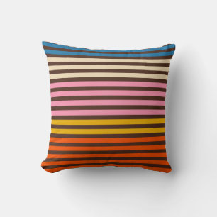 Cinq Stripe Retro Modern Striped Patroon Kussen
