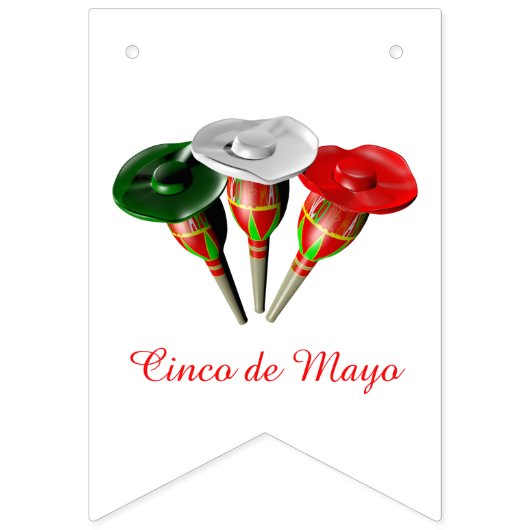 Cinqo de Mayo Vlaggetjes (Eerste vlag)