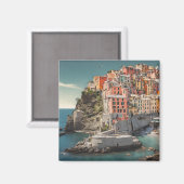 Cinque Terre Ansichtkaart Magneet (Voorkant / Achterkant)