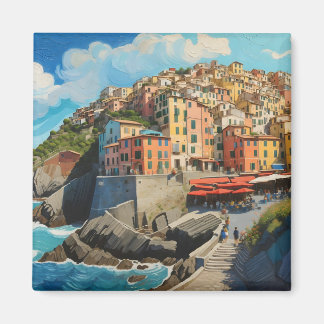 Cinque Terre Art Magneet