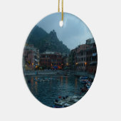 Cinque Terre at Dusk Keramisch Ornament (Rechts)