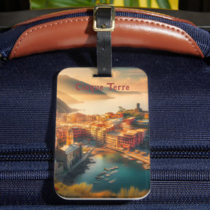 Cinque Terre Beach Italië Europa Reizen Bagagelabel