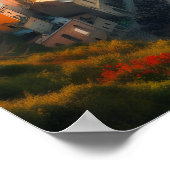 Cinque Terre Beach Italië  Europa Reizen Poster (Hoek)