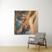 Cinque Terre Beach Italië  Europa Reizen Wandkleed (In Situ (horizontaal))