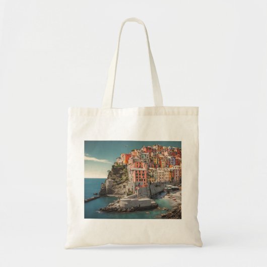 Cinque Terre boodschappentas (5 terre d) Tote Bag (Voorkant)