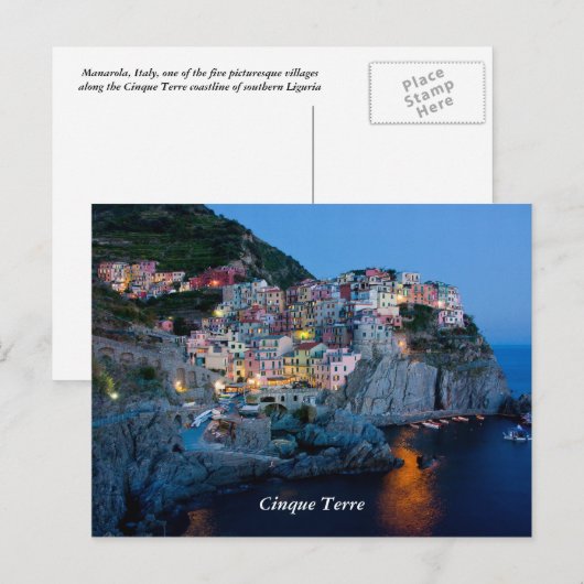 Cinque Terre Briefkaart (Voorkant / Achterkant)