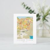 Cinque Terre Briefkaart (Staand voorkant)