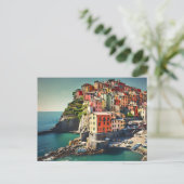 Cinque Terre-Briefkaart Feestdagenkaart (Staand voorkant)